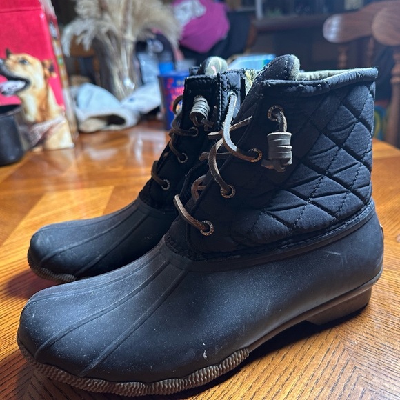 Saltwater Quilted Duck boots 8.5 - Picture 3 of 8